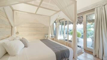 Suite Partial Ocean View King | 1 habitación, sábanas de algodón egipcio y ropa de cama de alta calidad