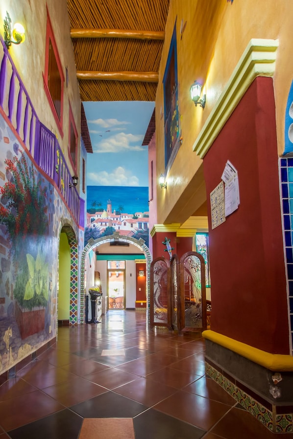 Interior entrance