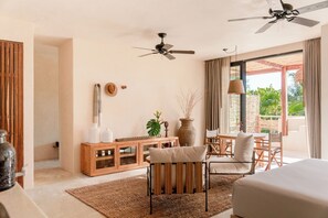 Studio Suite, 1 King Bed, Garden View | Living area - Aldea Canzul Tulum (Tulum)