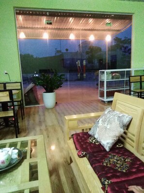 Sitteområde i lobbyen