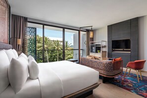 Junior Suite, 1 King Bed, Garden View | 1 bedroom, premium bedding, free minibar items, in-room safe - Hotel Indigo Phuket Patong by IHG (Patong)