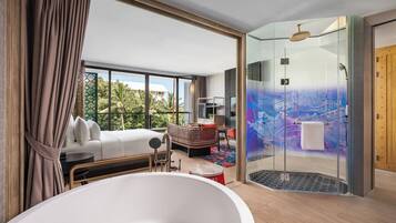 Junior Suite, 1 King Bed, Garden View | 1 bedroom, premium bedding, free minibar items, in-room safe