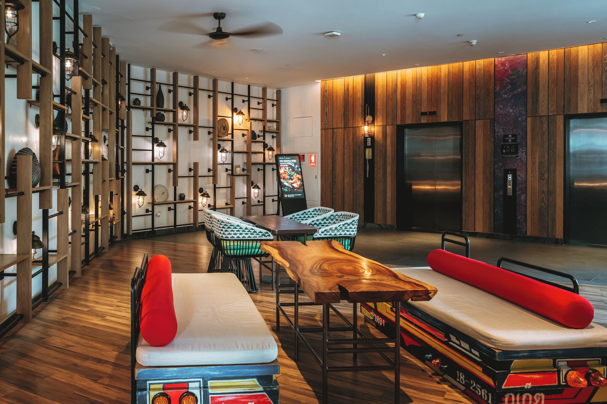 Lobby sitting area