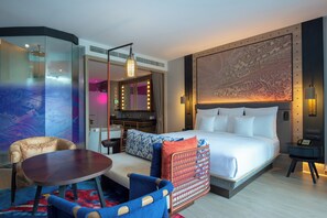Junior Suite, 1 King Bed, Terrace (Garden) | 1 bedroom, premium bedding, free minibar items, in-room safe