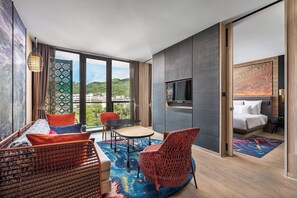 Suite, 1 Bedroom, City View | 1 bedroom, premium bedding, free minibar items, in-room safe - Hotel Indigo Phuket Patong by IHG (Patong)
