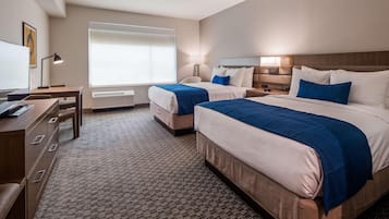 Safe på rommet, skrivebord og skrivebord for bærbar PC