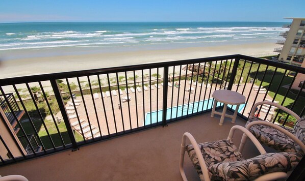Apartment | Balcony - Sunrise 507 Apartment 2 (New Smyrna Beach)