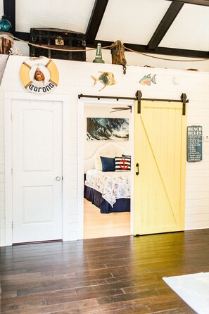 1 bedroom, memory foam beds, iron/ironing board, free WiFi