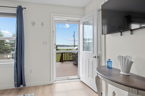 Hermosa vista de la bahía de Rustico