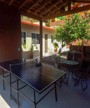 Family Villa, 2 Double Beds, Pool Access | Courtyard view