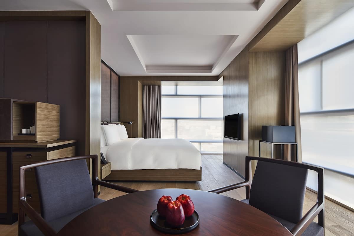Free minibar, in-room safe, individually decorated