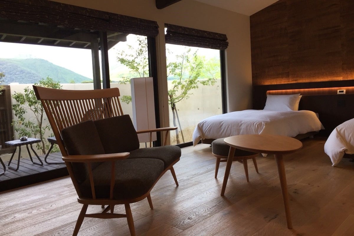 Private Building with Semi Open Air Bath - 1 | Individually decorated, blackout drapes, free WiFi, bed sheets