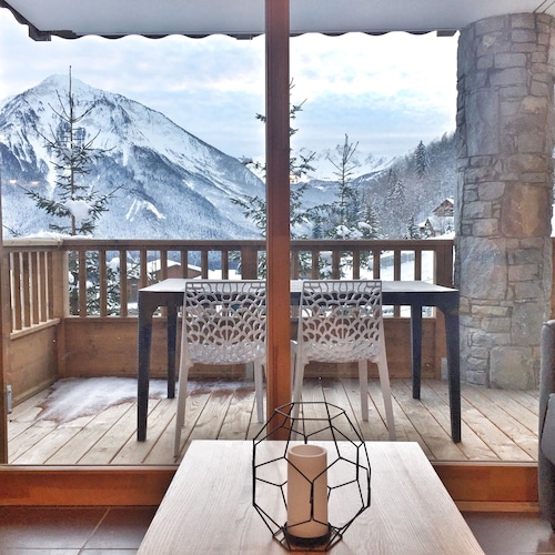 Sunny flat -  SKI IN/OUT LA PLAGNE CHAMPAGNY  - village center