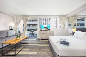 2 soverom, strykejern/-brett, wi-fi (inkludert) og sengetøy