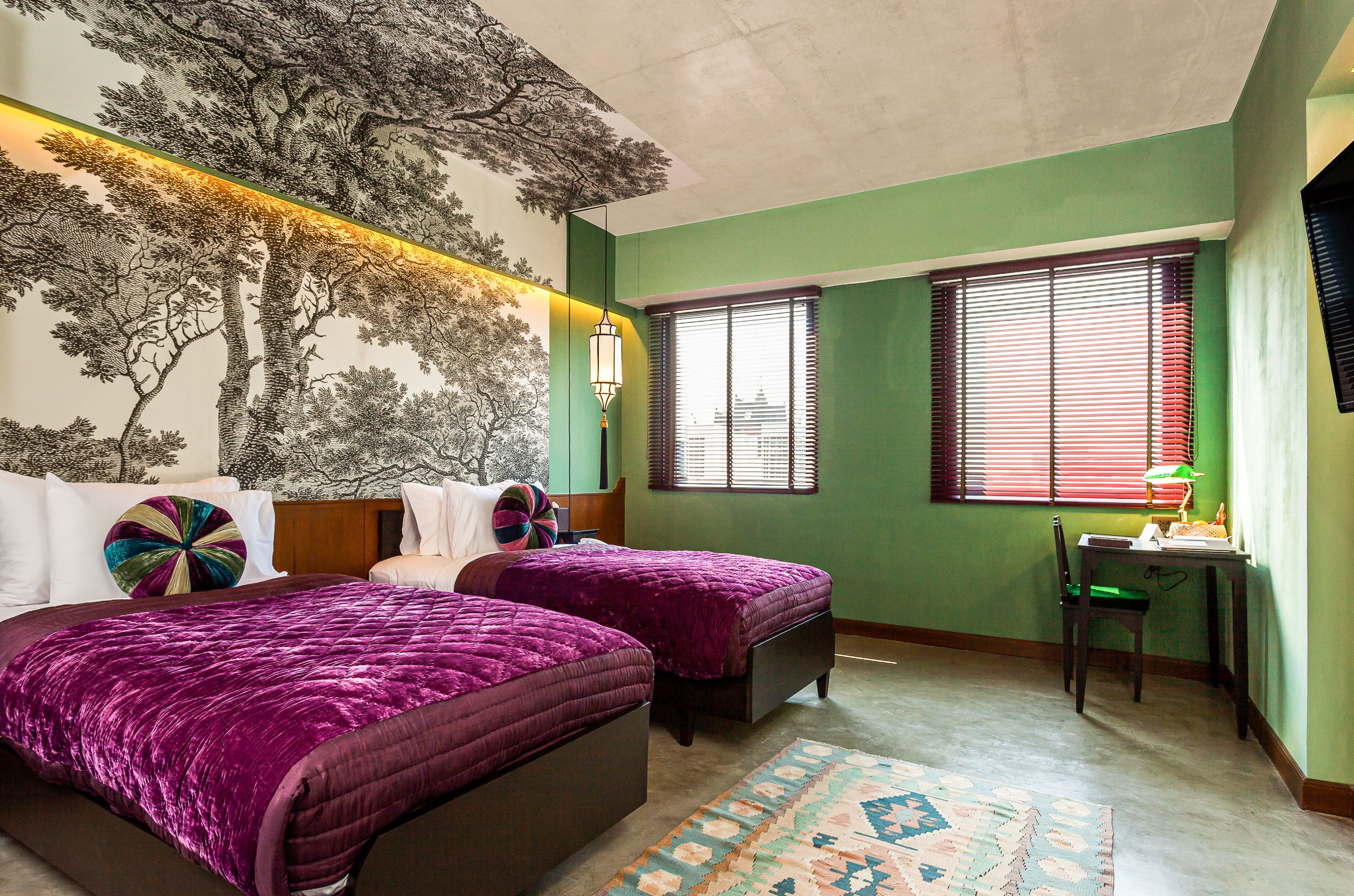 deluxe twin room  | egyptian cotton sheets, premium bedding, down duvets, tempur-pedic beds