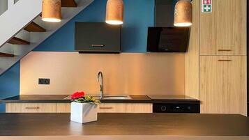 Réfrigérateur, micro-ondes, four, lave-vaisselle