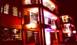 Front of property – evening/night