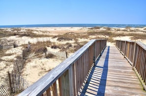 On the beach