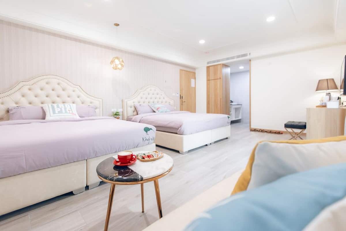Superior Quadruple Room, Balcony | Premium bedding, memory foam beds, individually decorated, desk