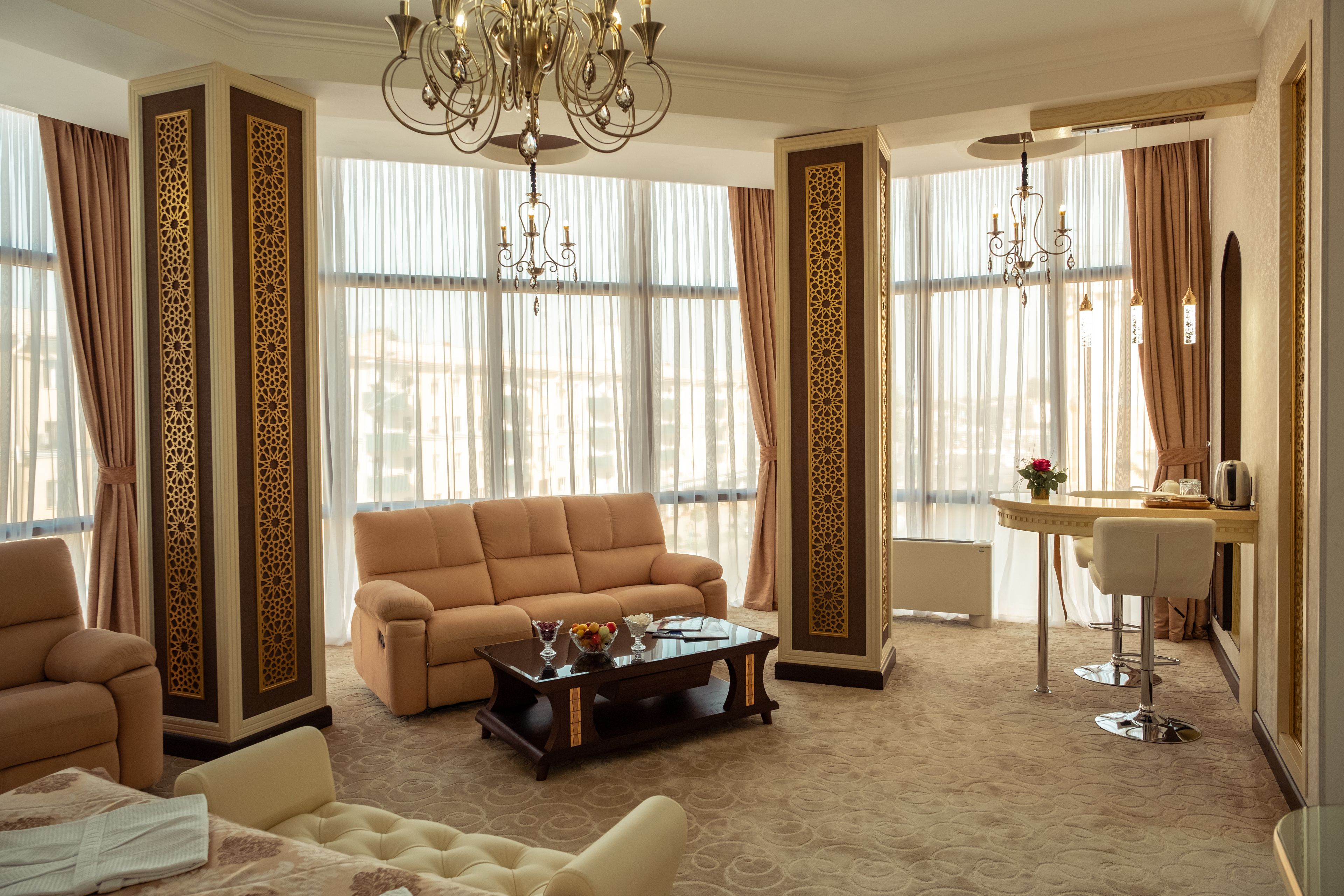 suite, city view | premium bedding, minibar, in-room safe, blackout curtains