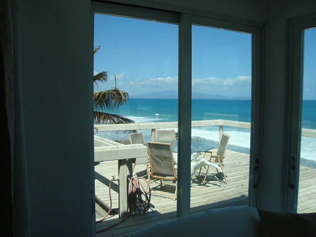 View from Upstairs Master Bedroom 1;  slider doors to deck