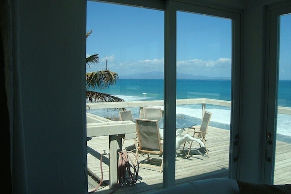 View from Upstairs Master Bedroom 1; slider doors to deck