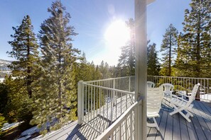 Property grounds - 3BR Huntington Lake Condo w/ mountain views, 2 decks, WiFi, & private W/D (Lakeshore)