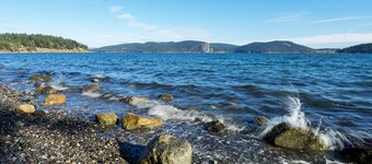 Seaview condo with deck & grassy lawn - walk to trails, restaurants & more