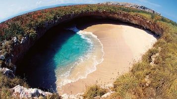 Perto da praia, toalhas de praia
