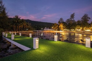 Blick von der Unterkunft