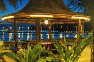 Front of property - evening/night