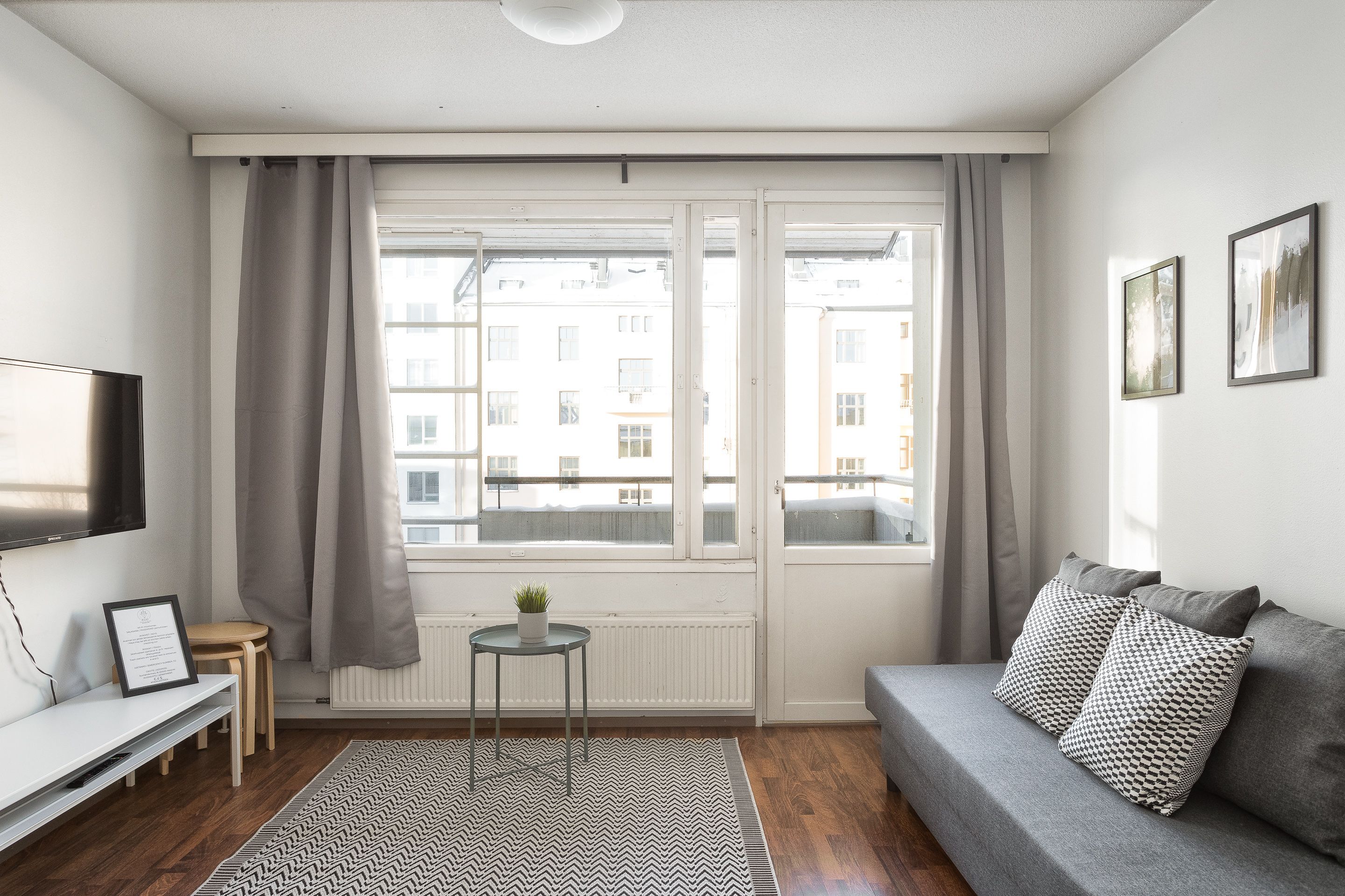 Businesshuoneisto, 1 makuuhuone, parveke | Pimennysverhot, äänieristys, silitysrauta/-lauta, ilmainen Wi-Fi