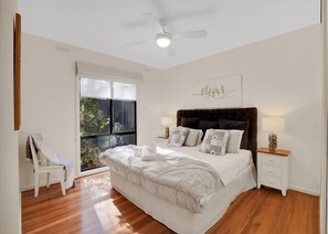 2 bedrooms, iron/ironing board