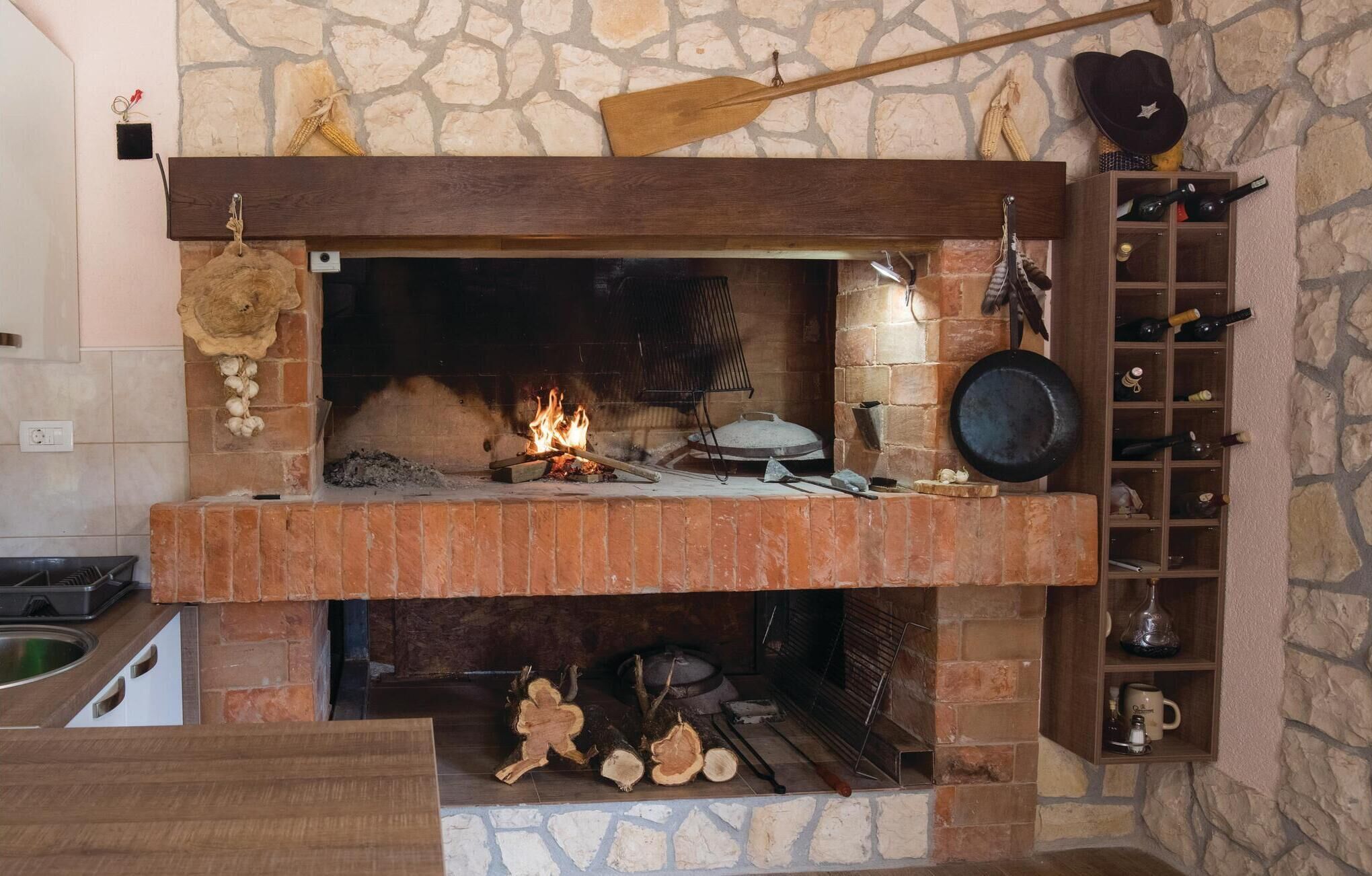 Fridge, stovetop, dishwasher, coffee/tea maker