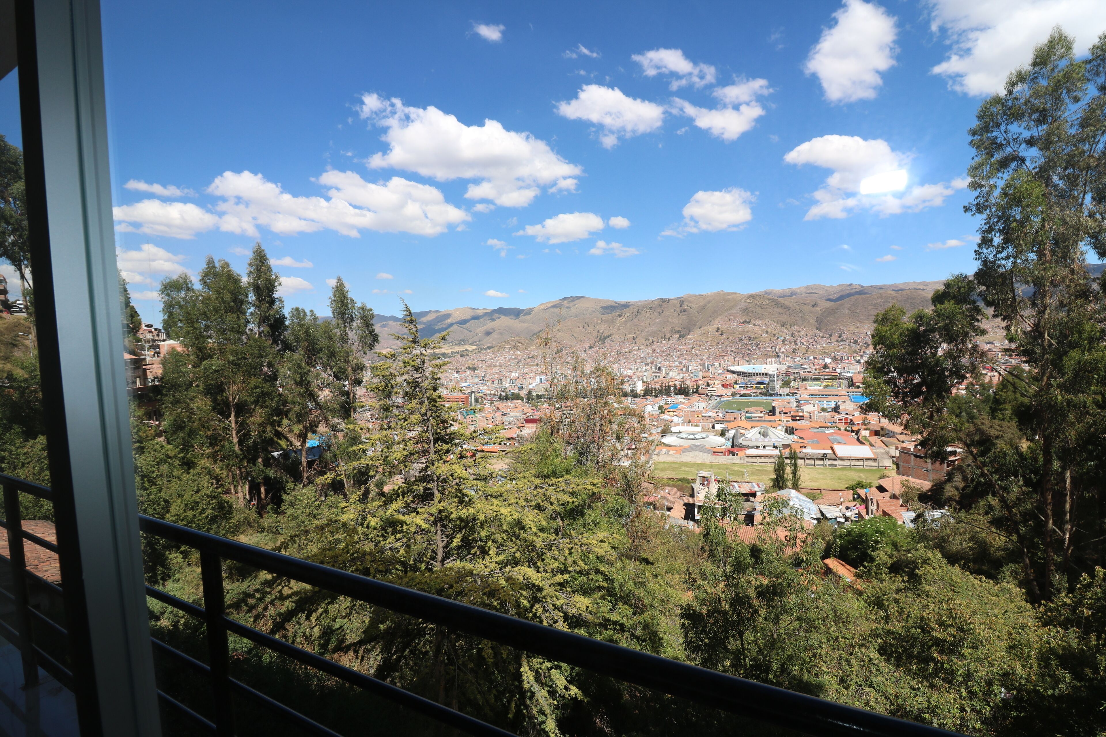 Vue depuis l’hébergement