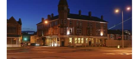 Front of property – evening/night