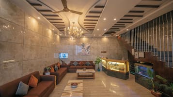 Sala de estar en el lobby