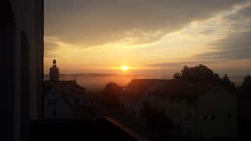 Blick von der Unterkunft