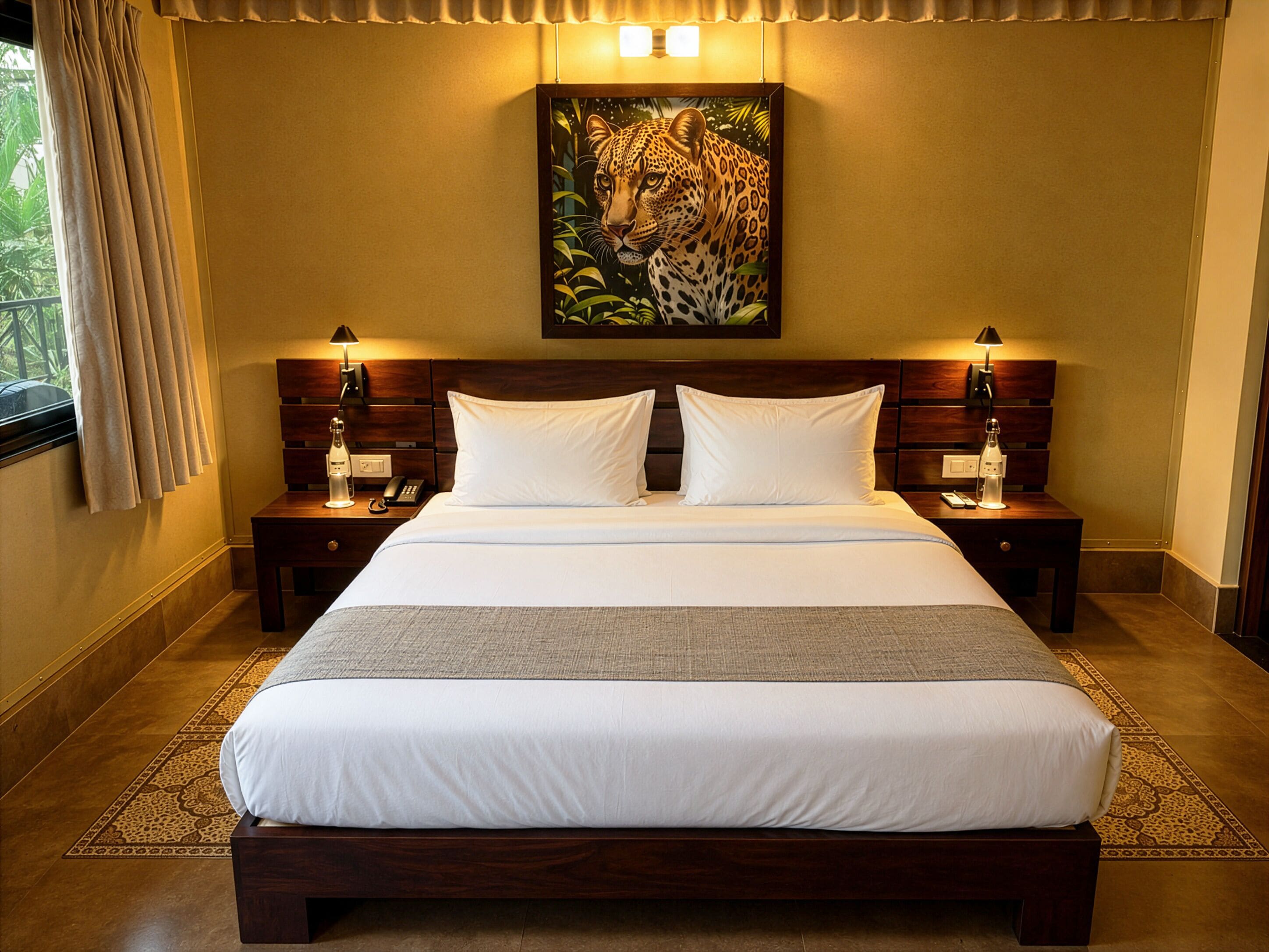 Classic Safari Tent | 1 bedroom, premium bedding, memory foam beds, desk