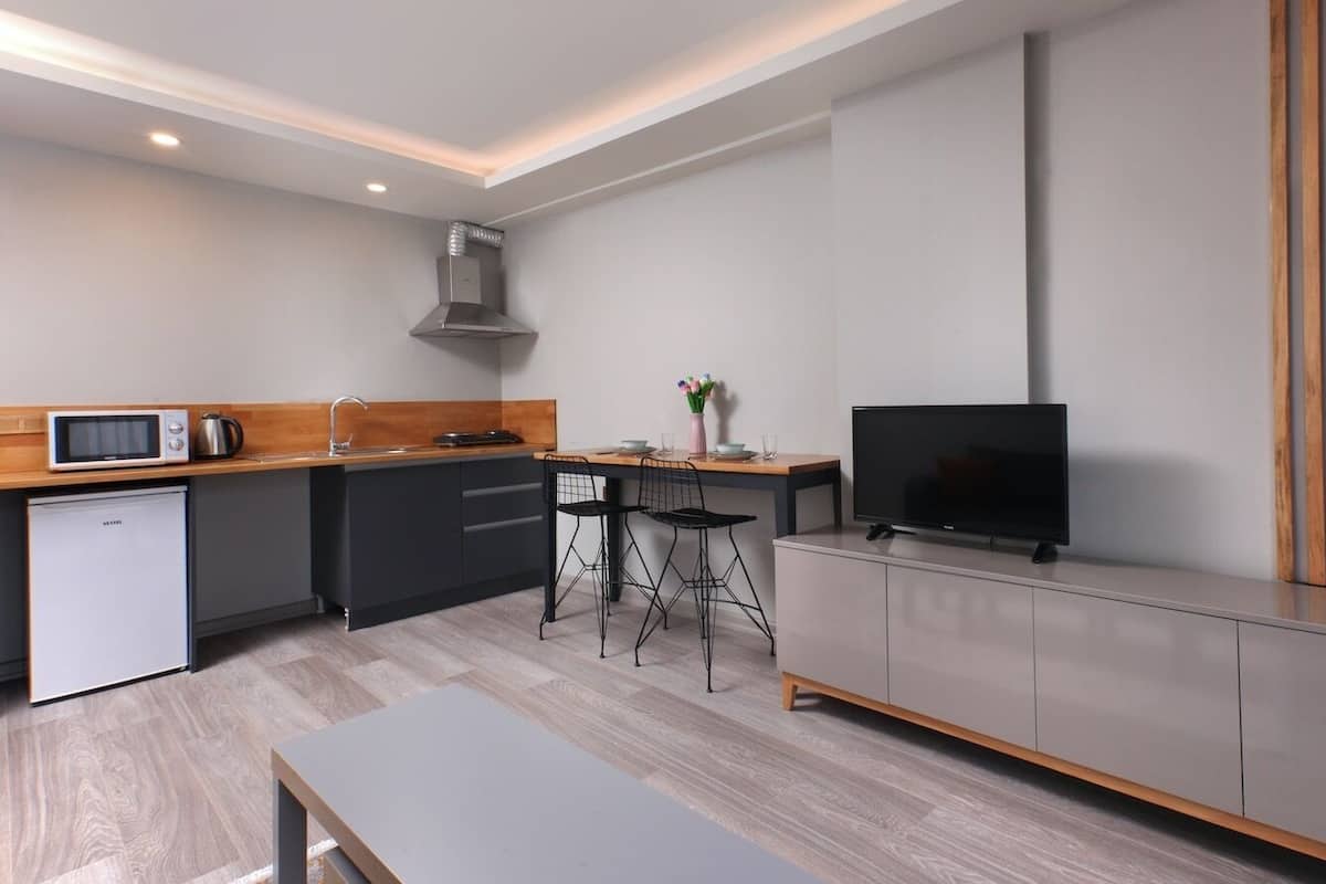 1 slaapkamer, een bureau, gratis wifi, beddengoed