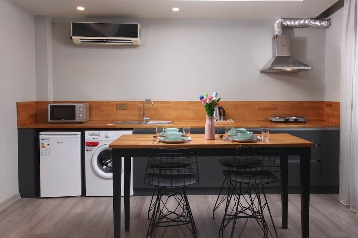 1 slaapkamer, een bureau, gratis wifi, beddengoed