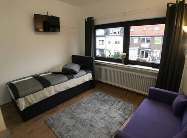 Apartamento | 1 dormitorio, decoración individual, mobiliario individual