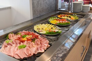 Daily buffet breakfast (EUR 16 per person)