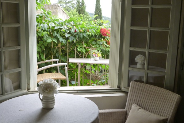 Romantik-dobbeltværelse - 1 queensize-seng - balkon | Opholdsområde