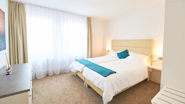 Appartement Confort | Bureau, rideaux occultants, chambres insonorisées