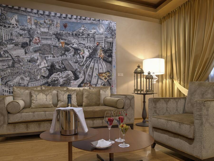 Lobby sitting area