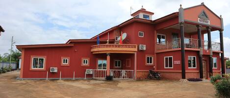 Fassade der Unterkunft