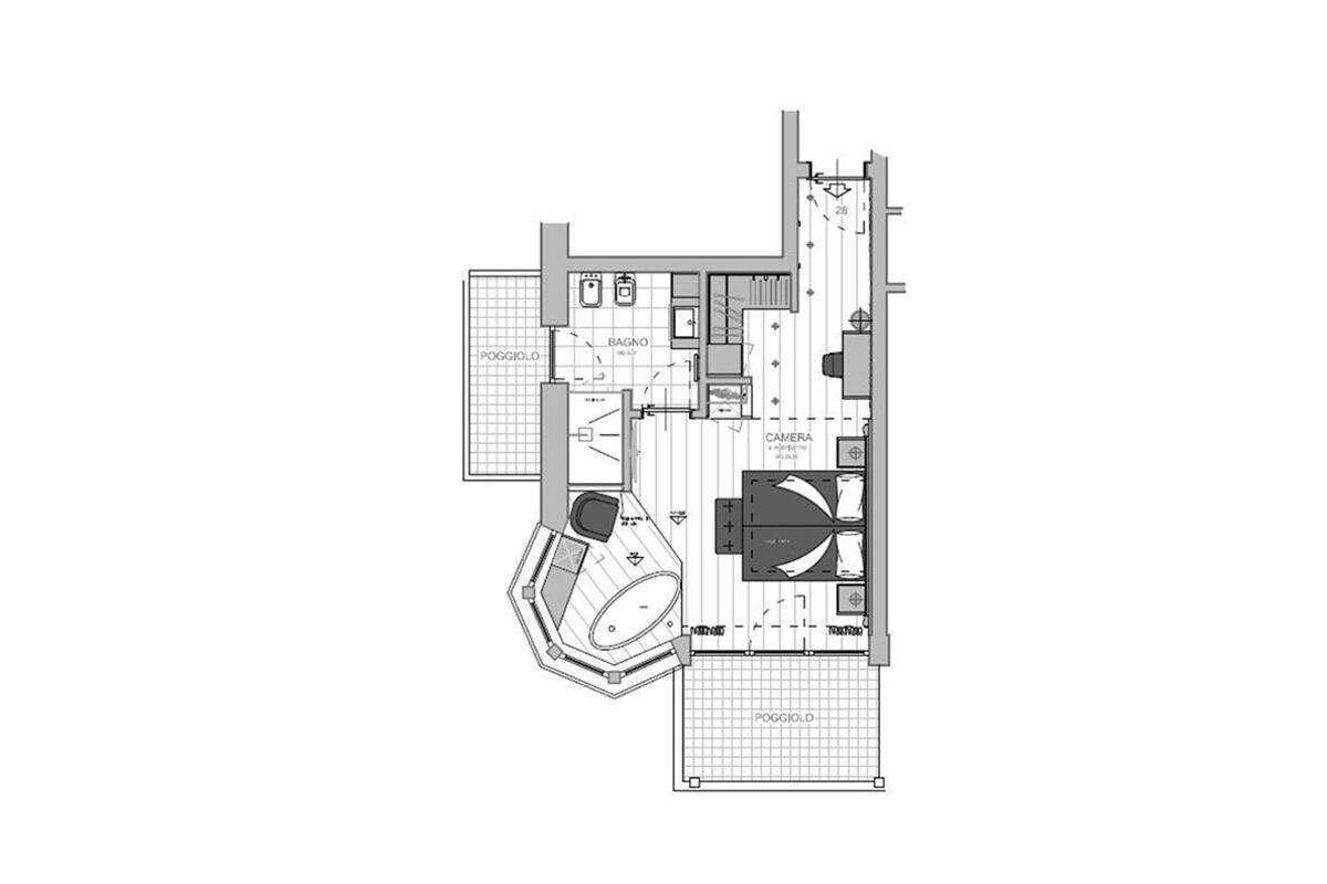 Junior suite | Grondplan