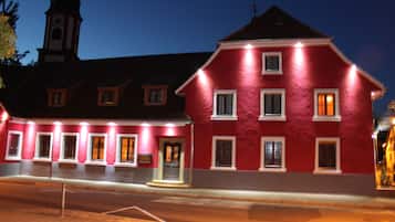 Front of property – evening/night