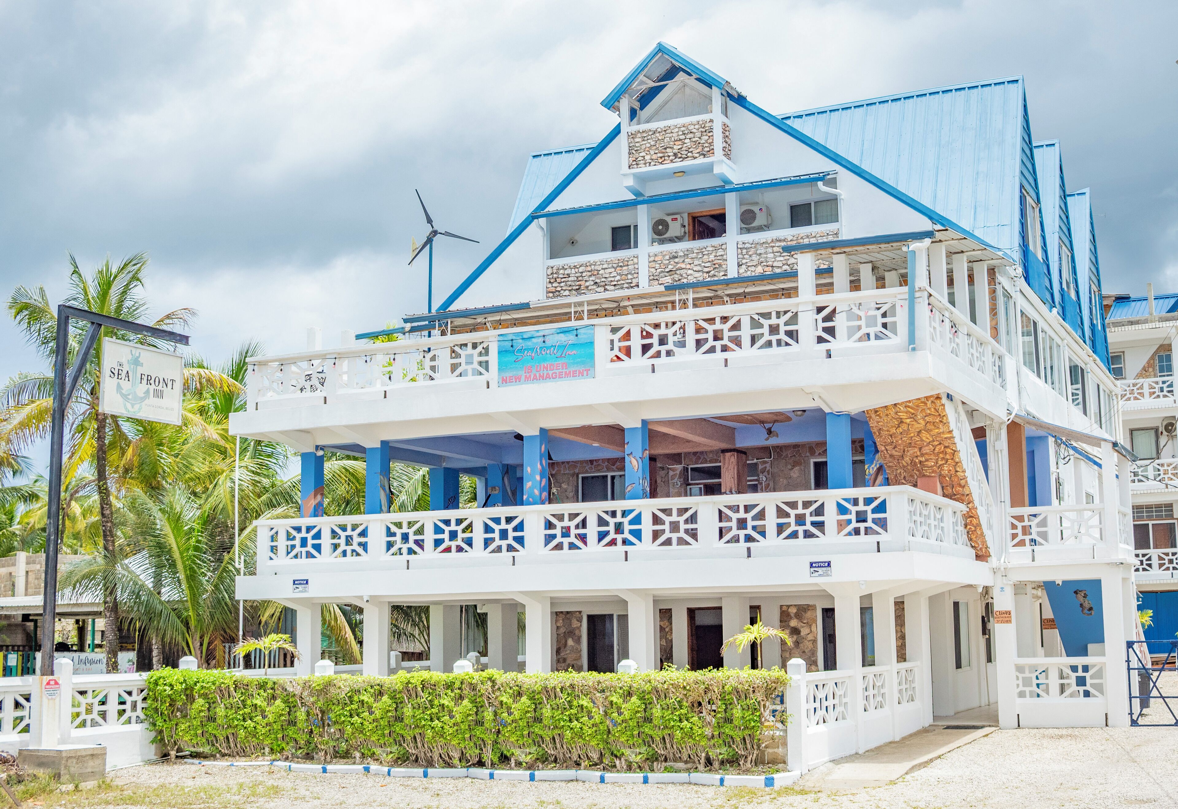 Facciata della struttura